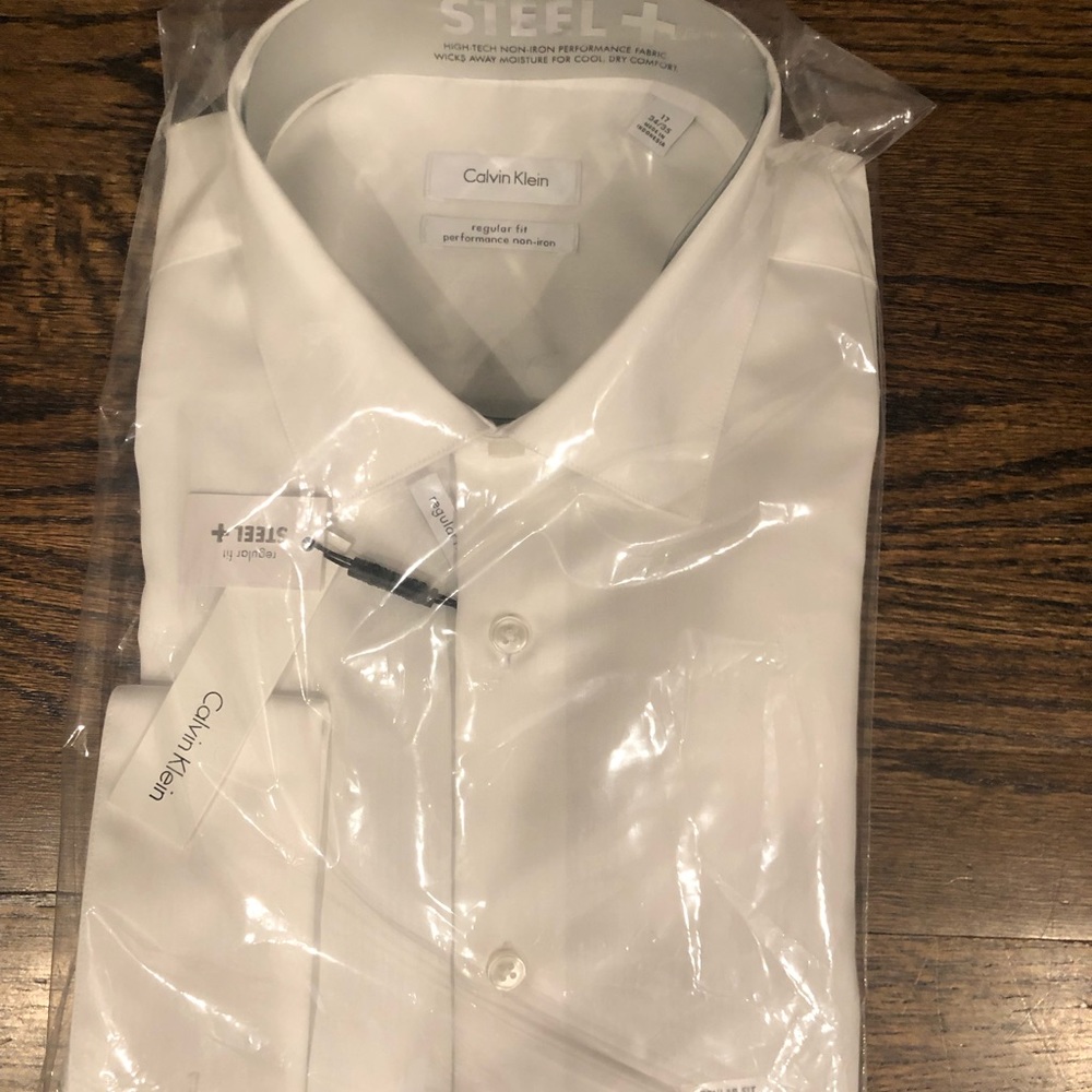 Calvin Klein white dress shirt